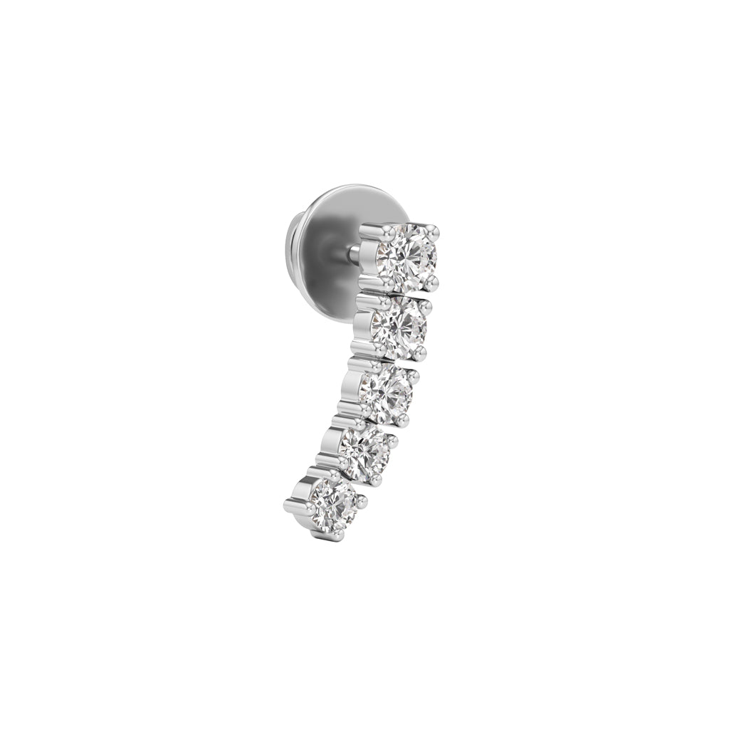 0.5Ct Round Shape,,Fancy Studs Earrings