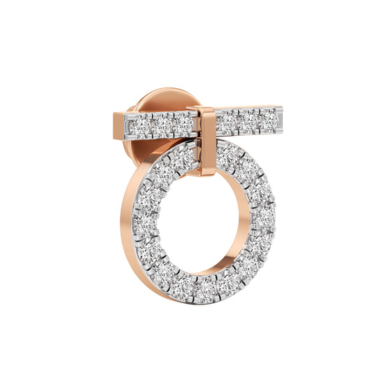 0.50Ct Round Shape,,Fancy Studs Earrings