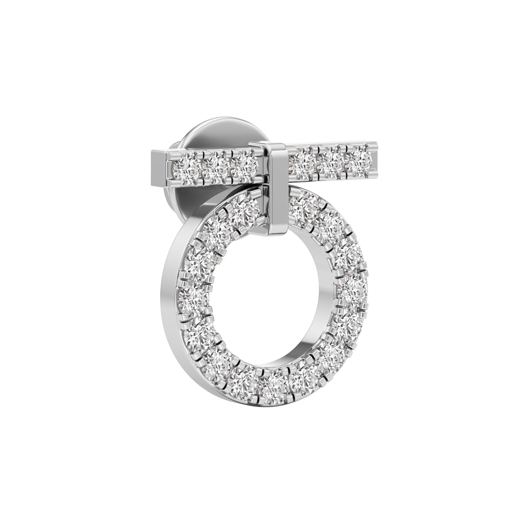 0.50Ct Round Shape,,Fancy Studs Earrings