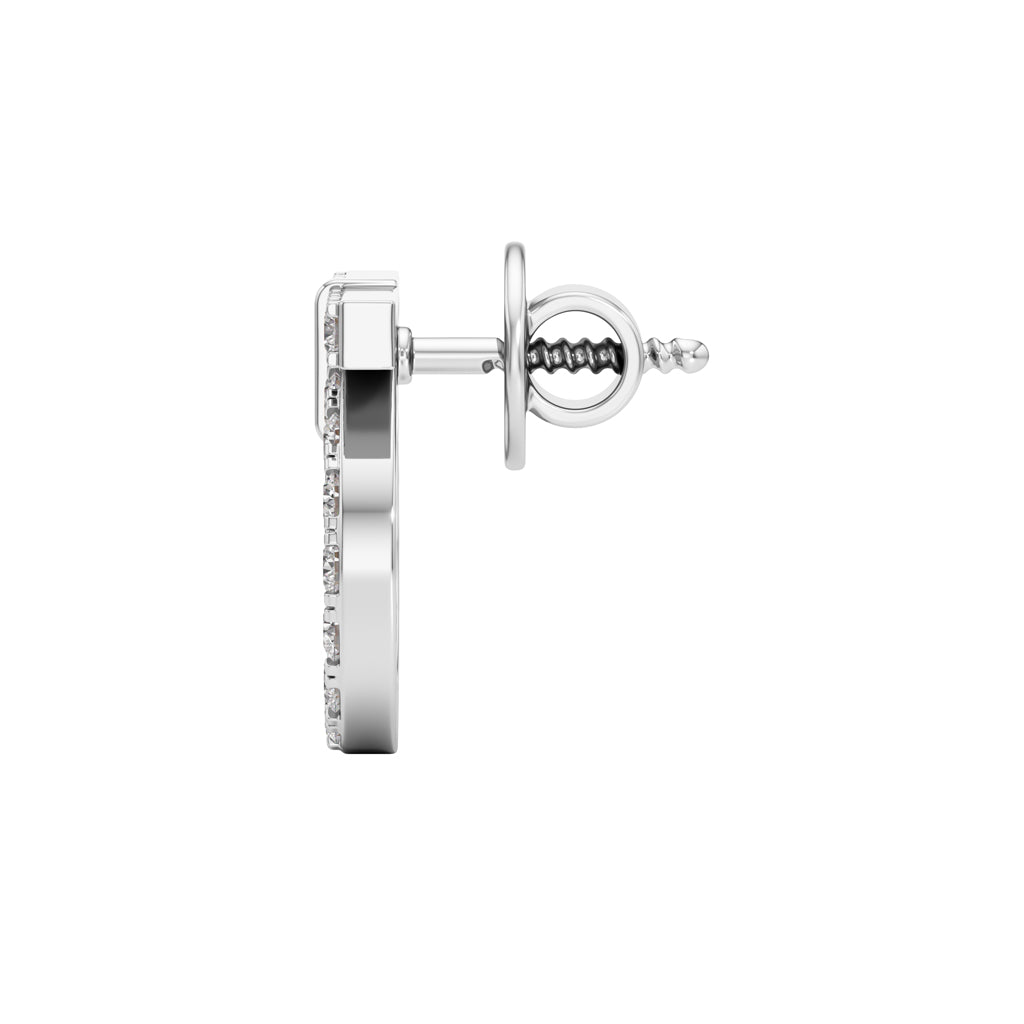 0.50Ct Round Shape,,Fancy Studs Earrings