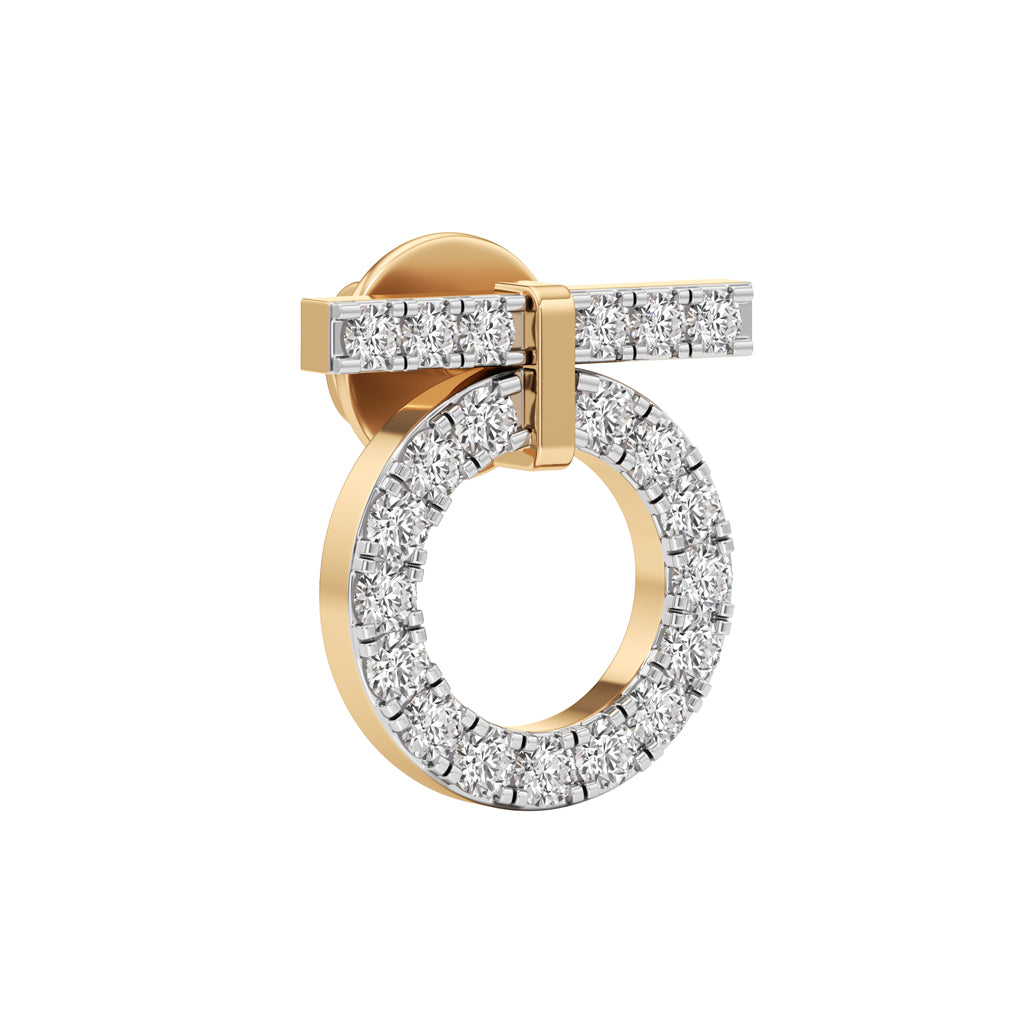 0.50Ct Round Shape,,Fancy Studs Earrings