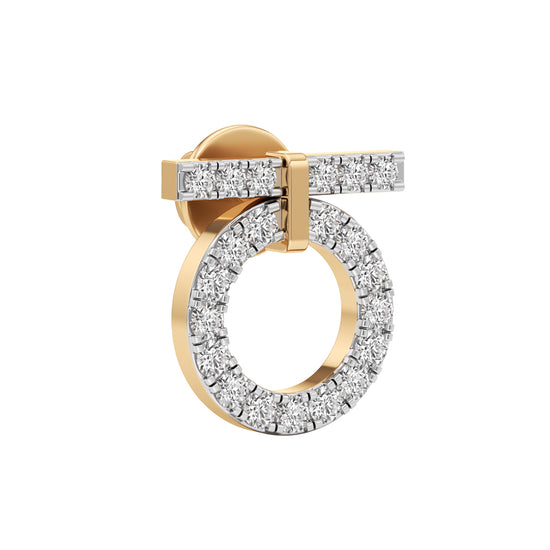0.50Ct Round Shape,,Fancy Studs Earrings