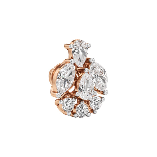 2.50Ct Marquise Shape Fancy Studs Earrings
