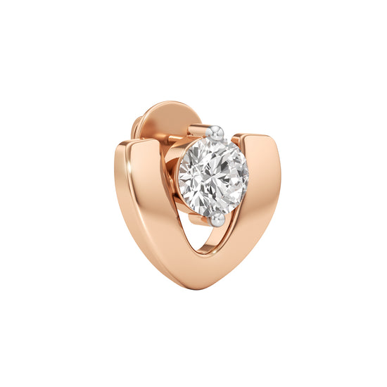 1.5Ct Round Shape Fancy Studs Earrings