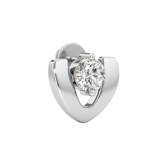 1.5Ct Round Shape Fancy Studs Earrings