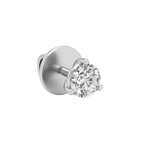 0.5Ct Round Shape Delicate Earrings