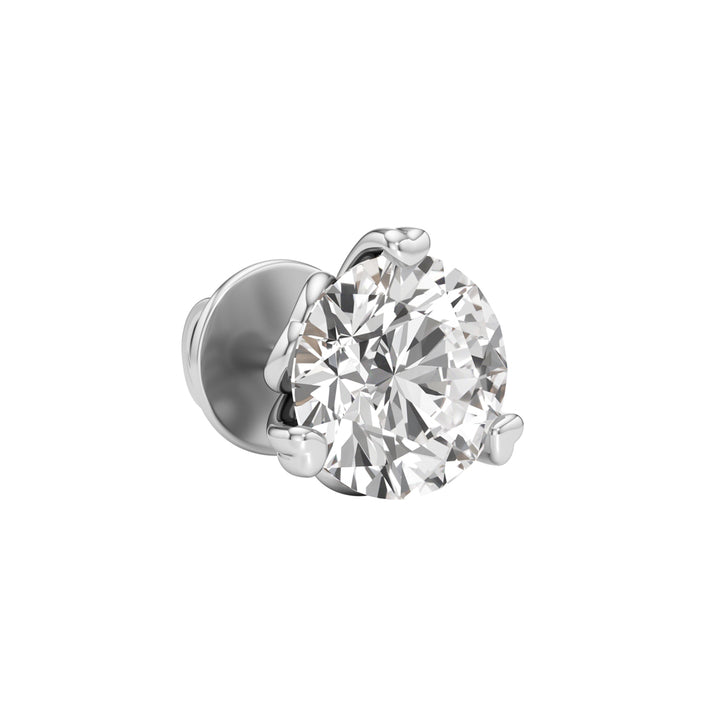 2.5Ct Round Shape Solitaire Studs Earrings