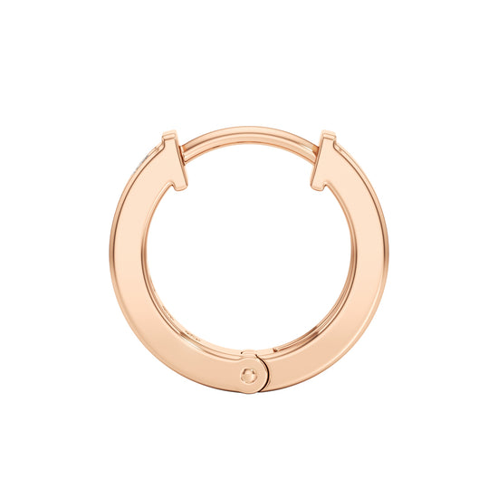 0.5Ct Round Shape Hoops Earrings