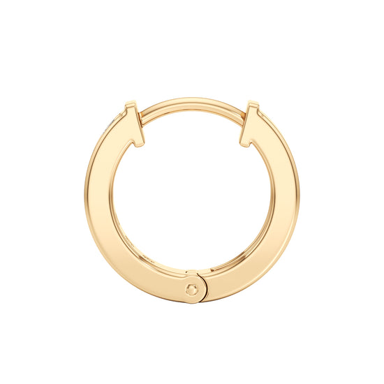 0.5Ct Round Shape Hoops Earrings
