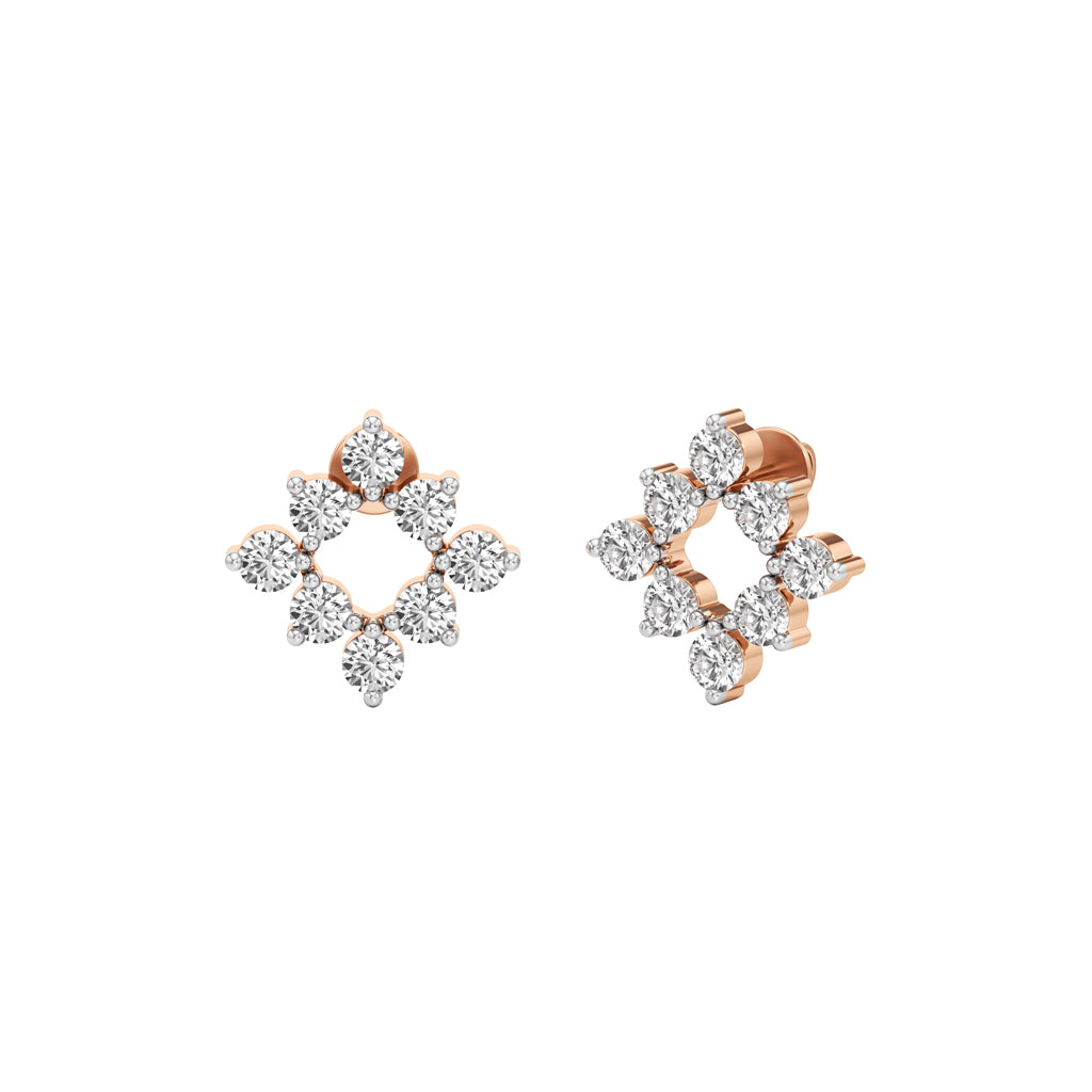 1.75Ct Round Shape,,Fancy Studs Earrings