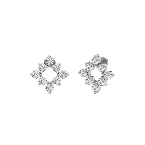 1.75Ct Round Shape,,Fancy Studs Earrings
