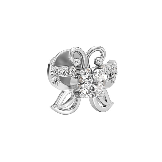 0.50Ct Round Shape Fancy Studs Earrings