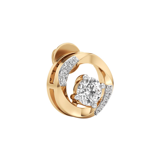 0.5Ct Round Shape Delicate Earrings