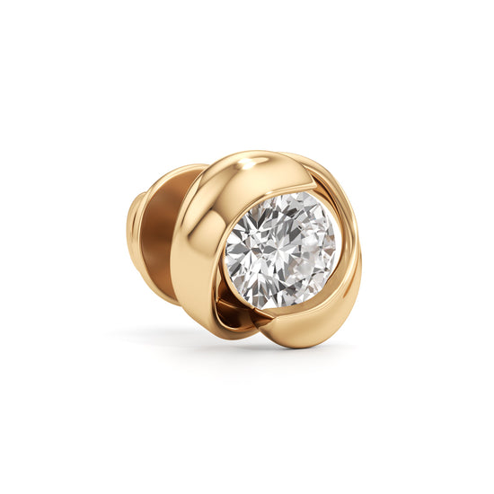 1.00Ct Round Shape Solitaire Studs Earrings
