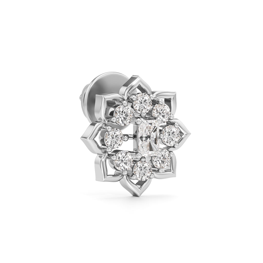 Lustrous Round & Radiant Studs
