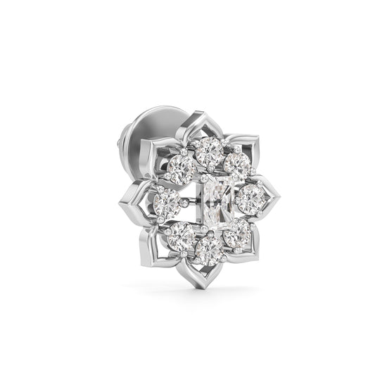 Lustrous Round & Radiant Studs