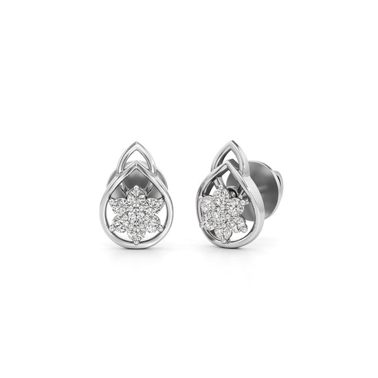 0.25Ct Round Cut Fancy Stud