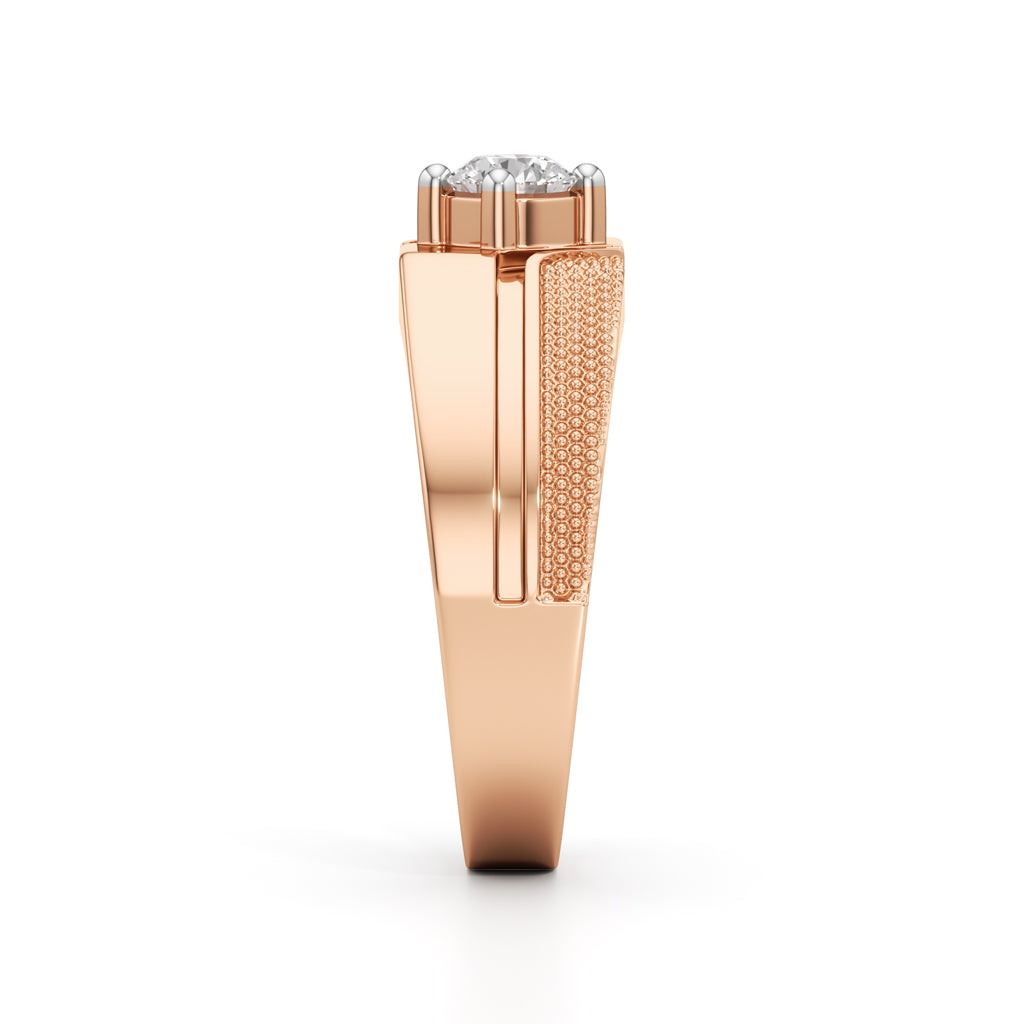 Titan Crest Gents Solitaire Ring
