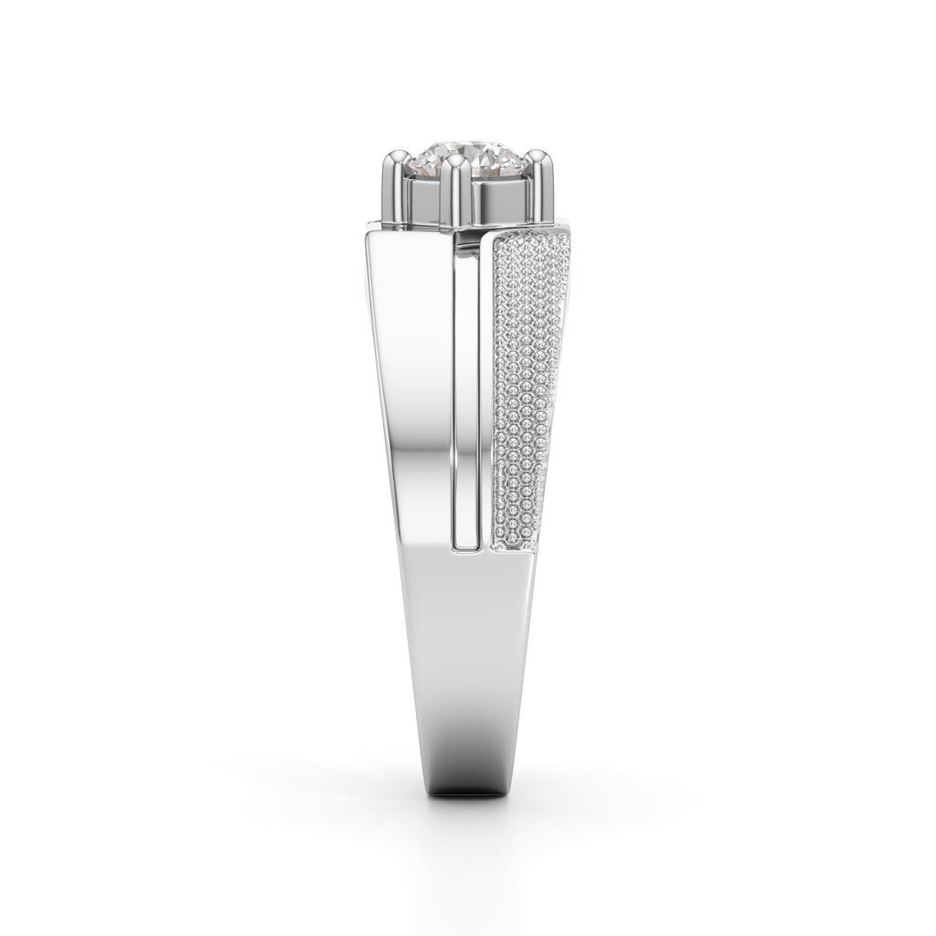 Titan Crest Gents Solitaire Ring