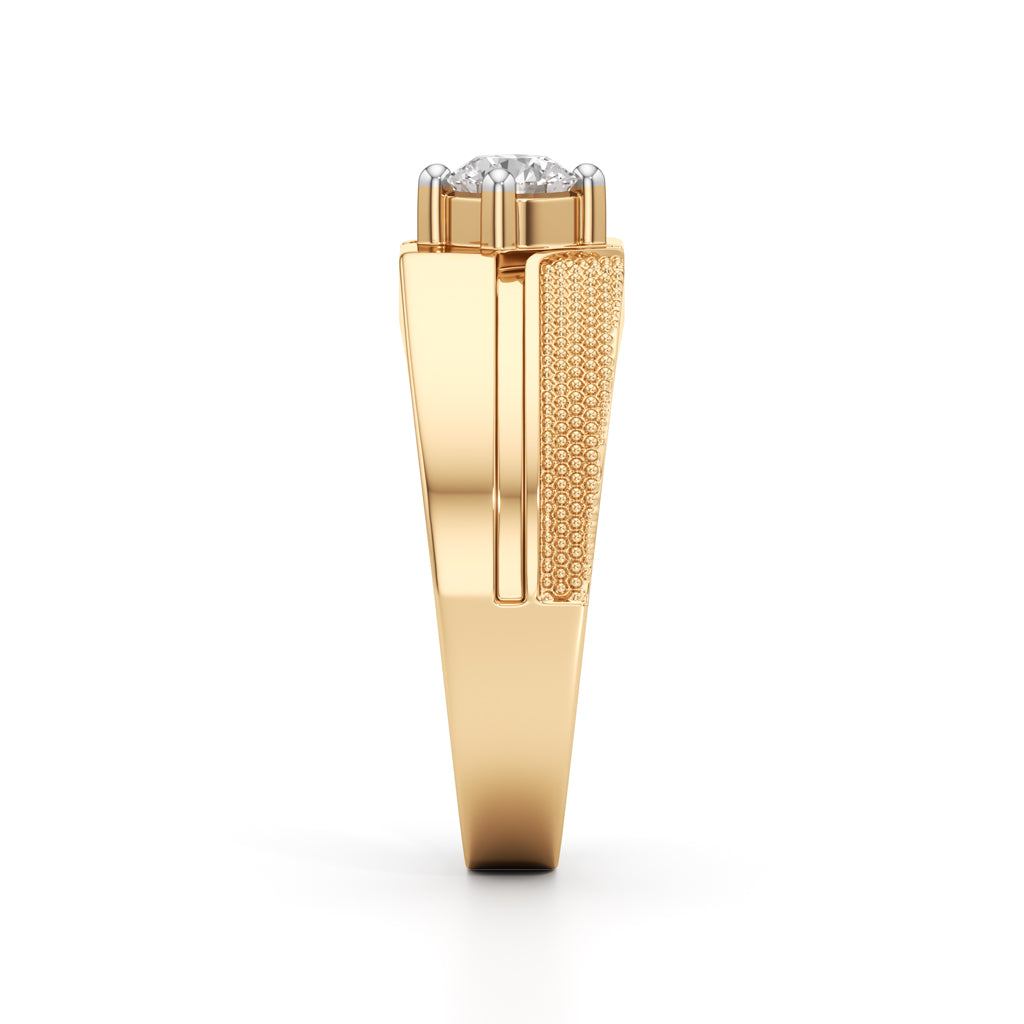 Titan Crest Gents Solitaire Ring