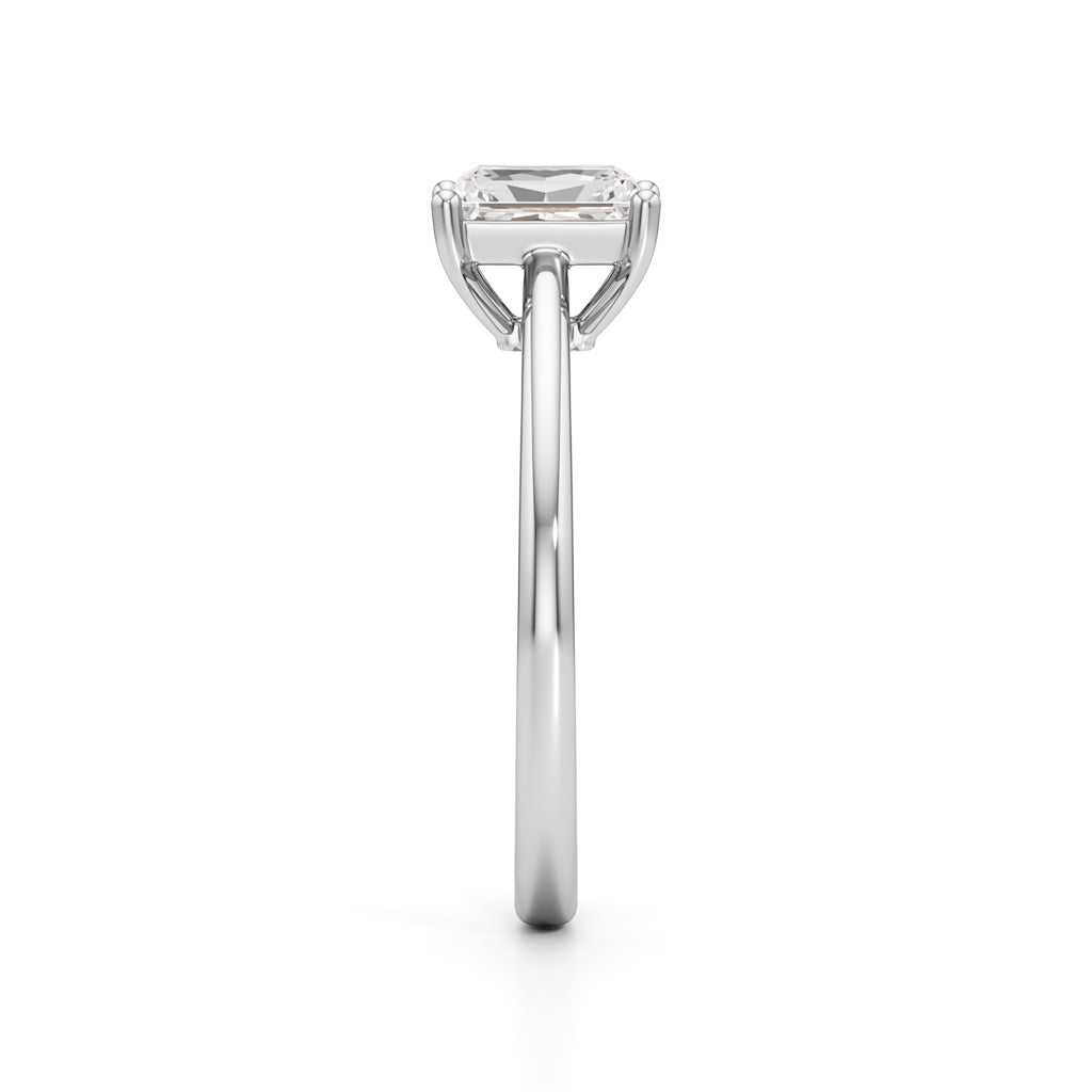 Solira 0.75Ct Radiant Cut Solitaire Ring
