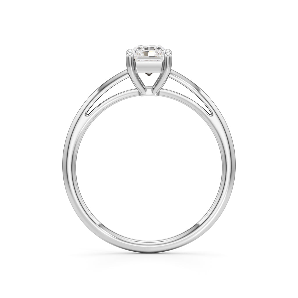Solira 0.75Ct Radiant Cut Solitaire Ring