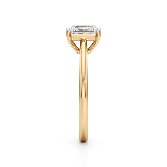 Solira 0.75Ct Radiant Cut Solitaire Ring