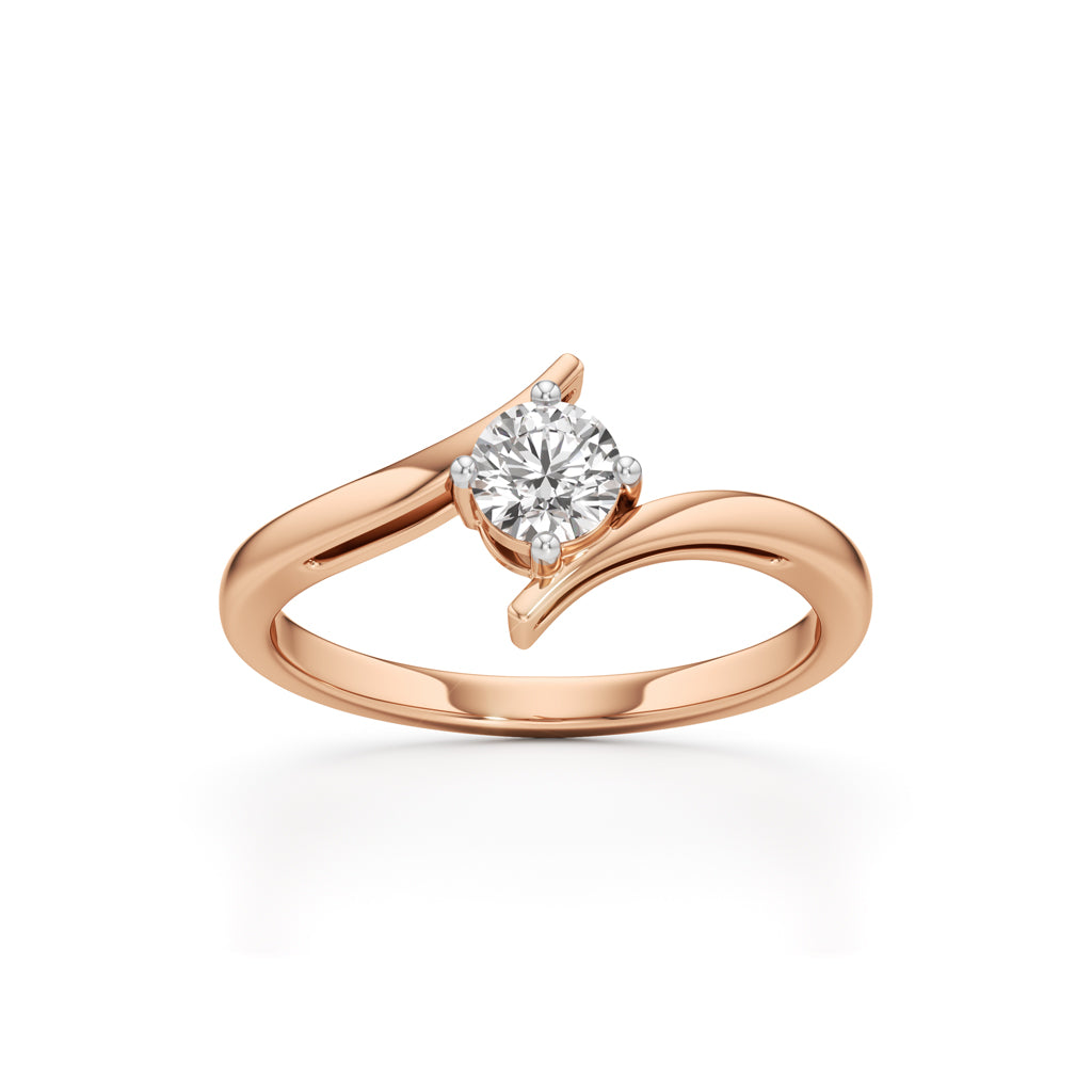 Delivone Round Cut Delicate Ring