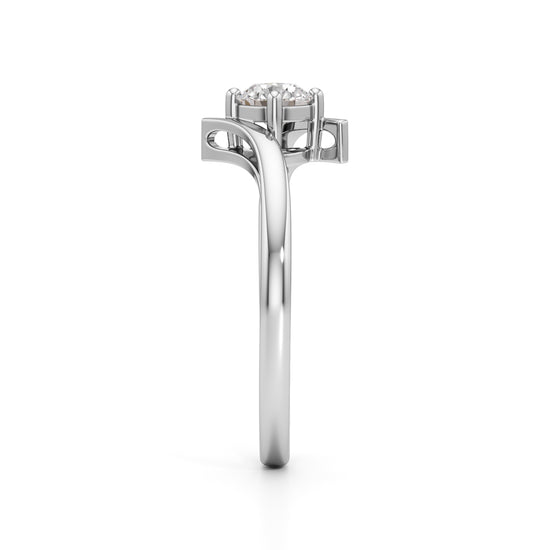 Delivone Round Cut Delicate Ring