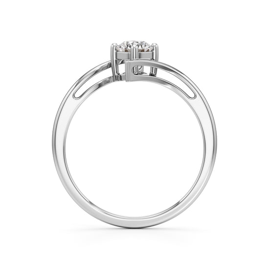 Delivone Round Cut Delicate Ring