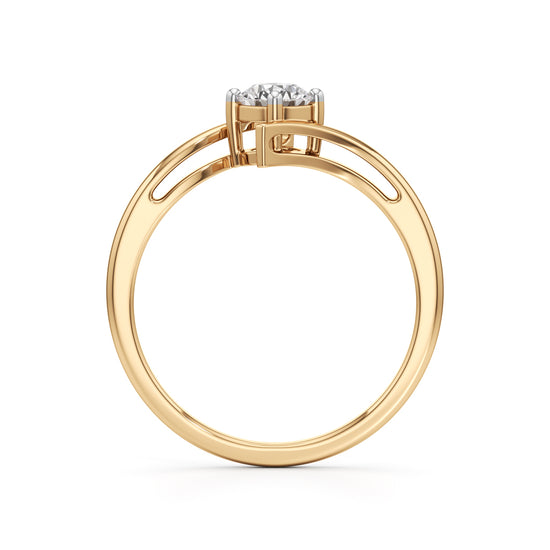 Delivone Round Cut Delicate Ring
