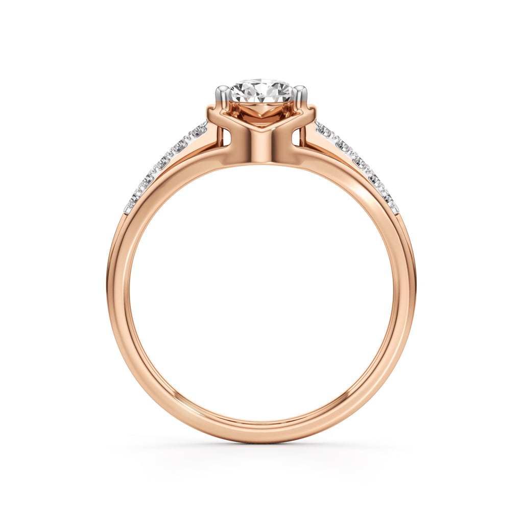 Pristalle 0.75Ct Four Prong Marquise Cut Classic Ring