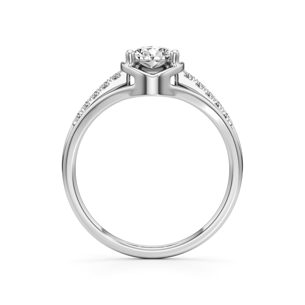Pristalle 0.75Ct Four Prong Marquise Cut Classic Ring