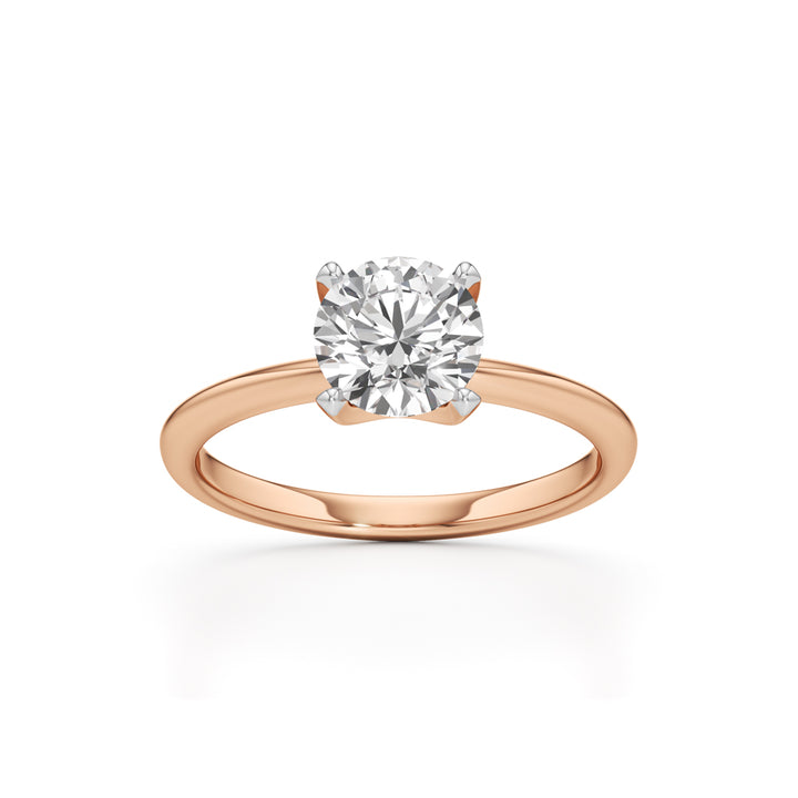 Solirina 1.5Ct Four Prong Round Cut Solitaire Ring