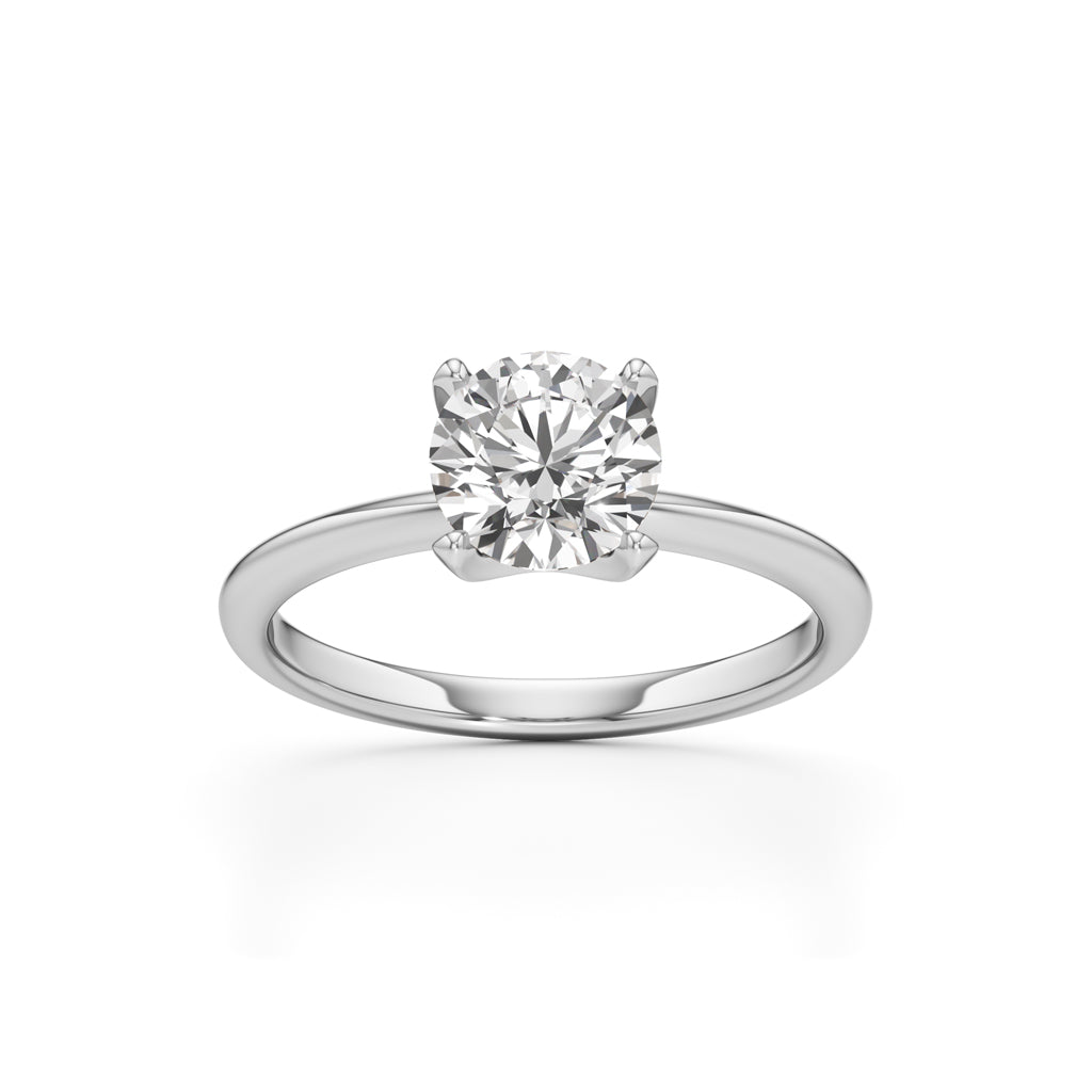 Solirina 1.5Ct Four Prong Round Cut Solitaire Ring