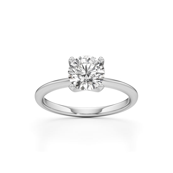 Solirina 1.5Ct Four Prong Round Cut Solitaire Ring