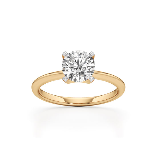 Solirina 1.5Ct Four Prong Round Cut Solitaire Ring