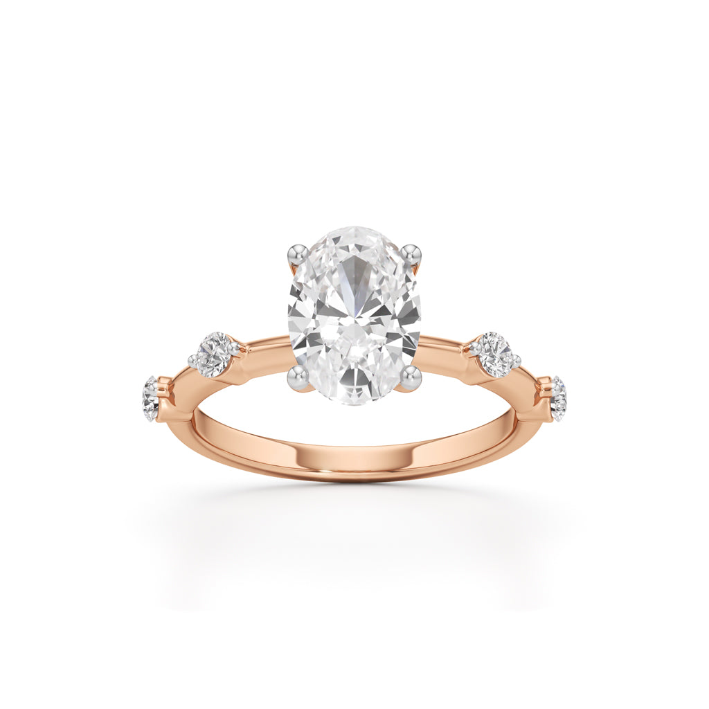 Soliria 2.25Ct Oval Cut Solitaire Ring