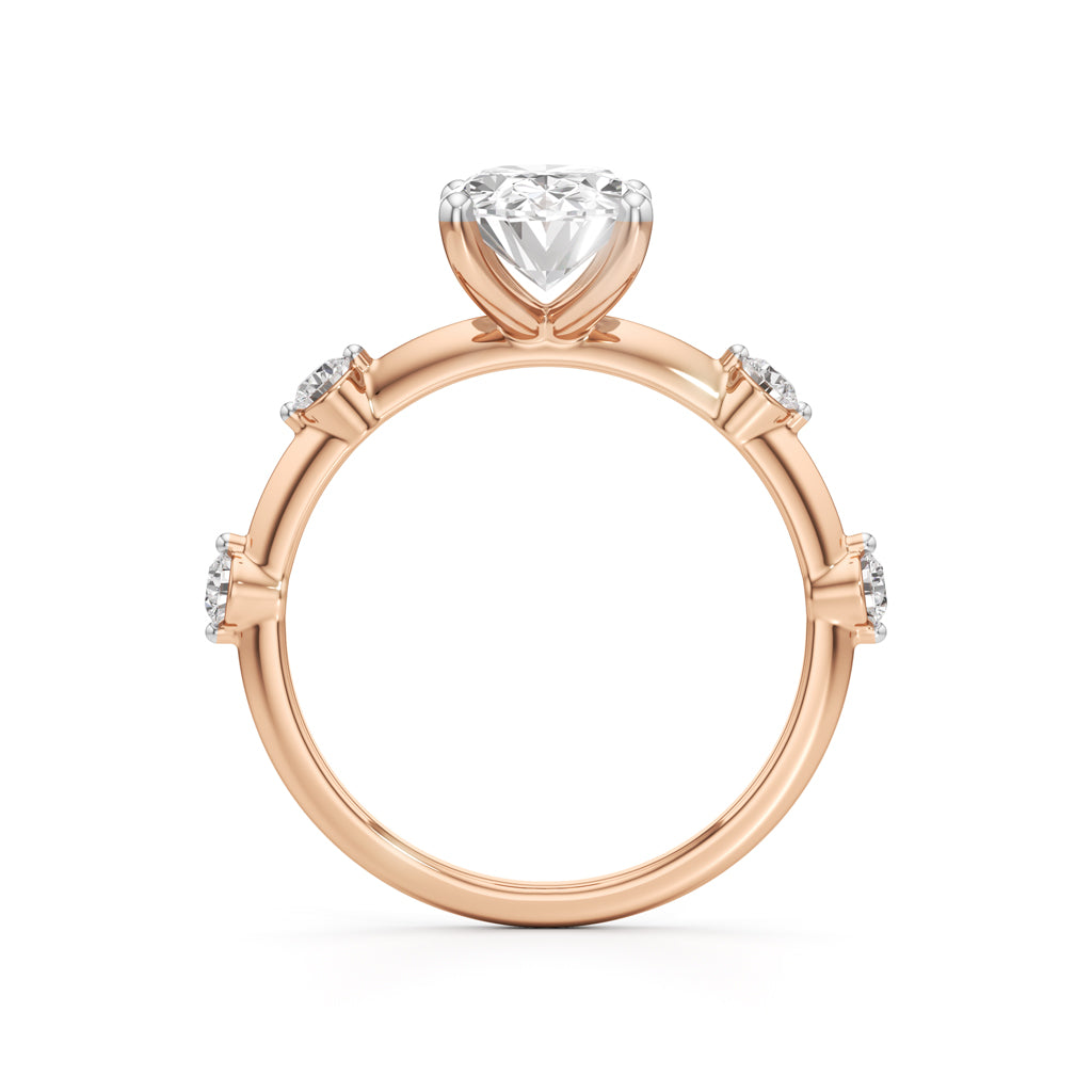 Soliria 2.25Ct Oval Cut Solitaire Ring