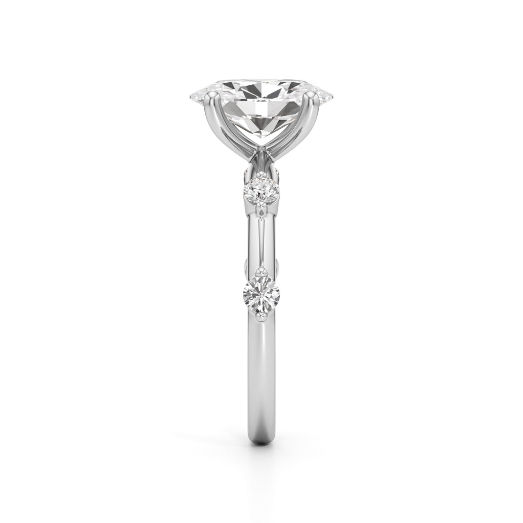 Soliria 2.25Ct Oval Cut Solitaire Ring