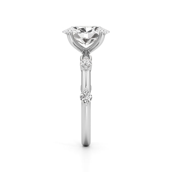 Soliria 2.25Ct Oval Cut Solitaire Ring