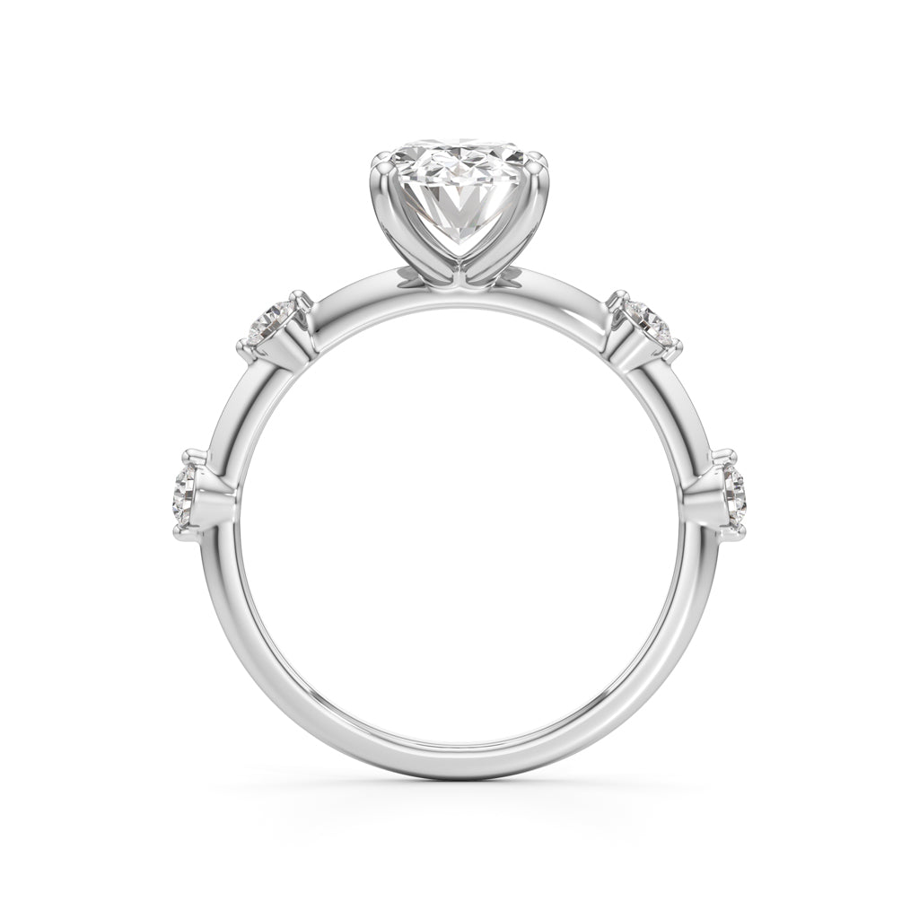 Soliria 2.25Ct Oval Cut Solitaire Ring