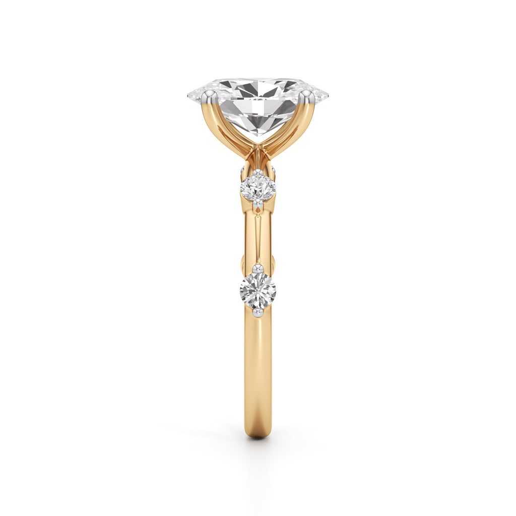Soliria 2.25Ct Oval Cut Solitaire Ring