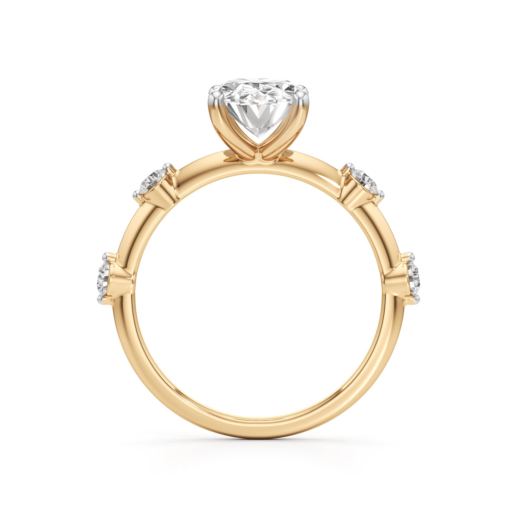 Soliria 2.25Ct Oval Cut Solitaire Ring