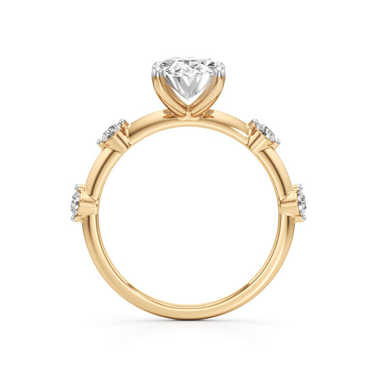 Soliria 2.25Ct Oval Cut Solitaire Ring