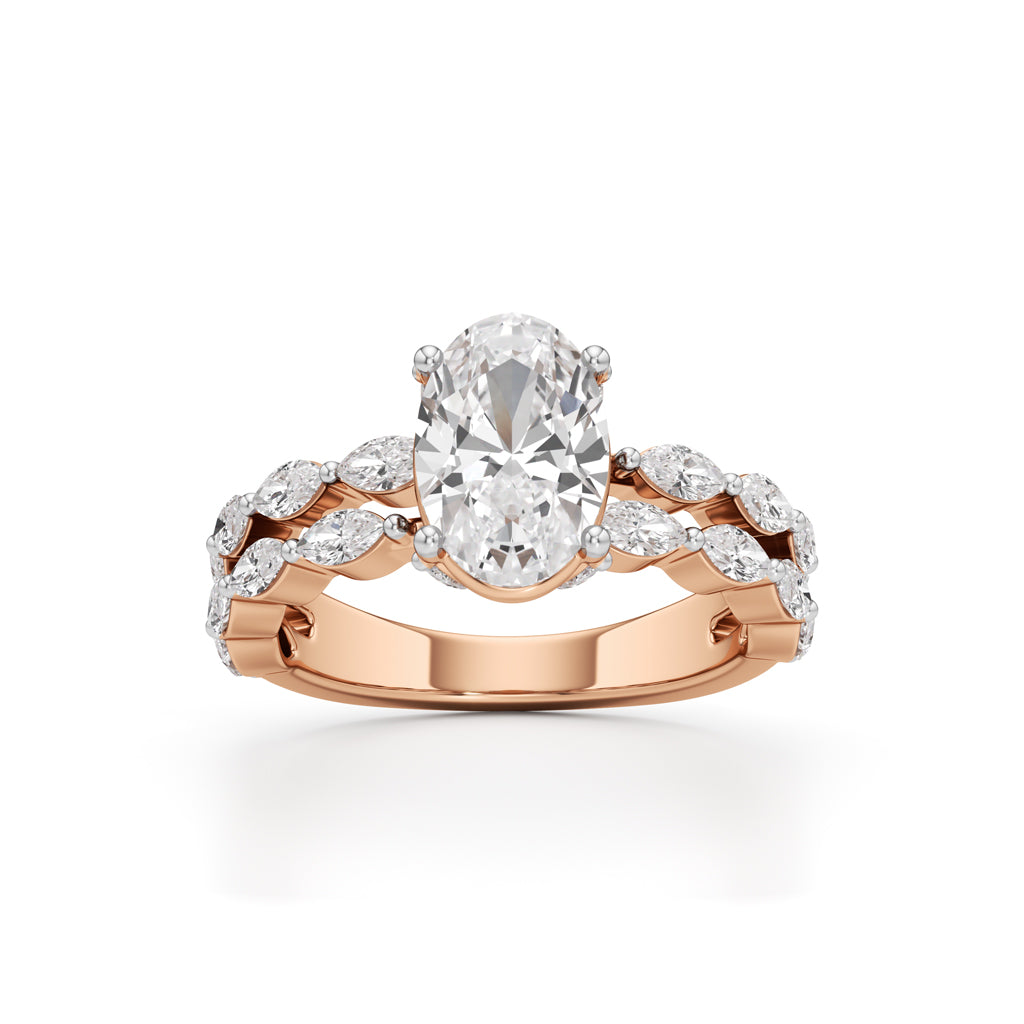 3Ct Oval Shape Engagement
