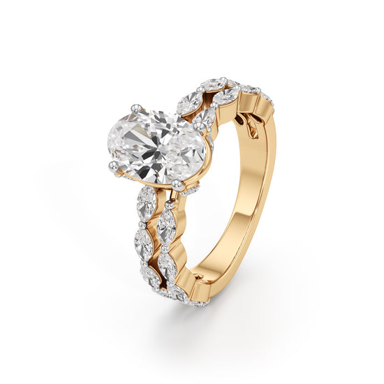 3Ct Oval Shape Engagement