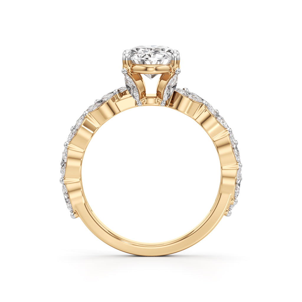 3Ct Oval Shape Engagement