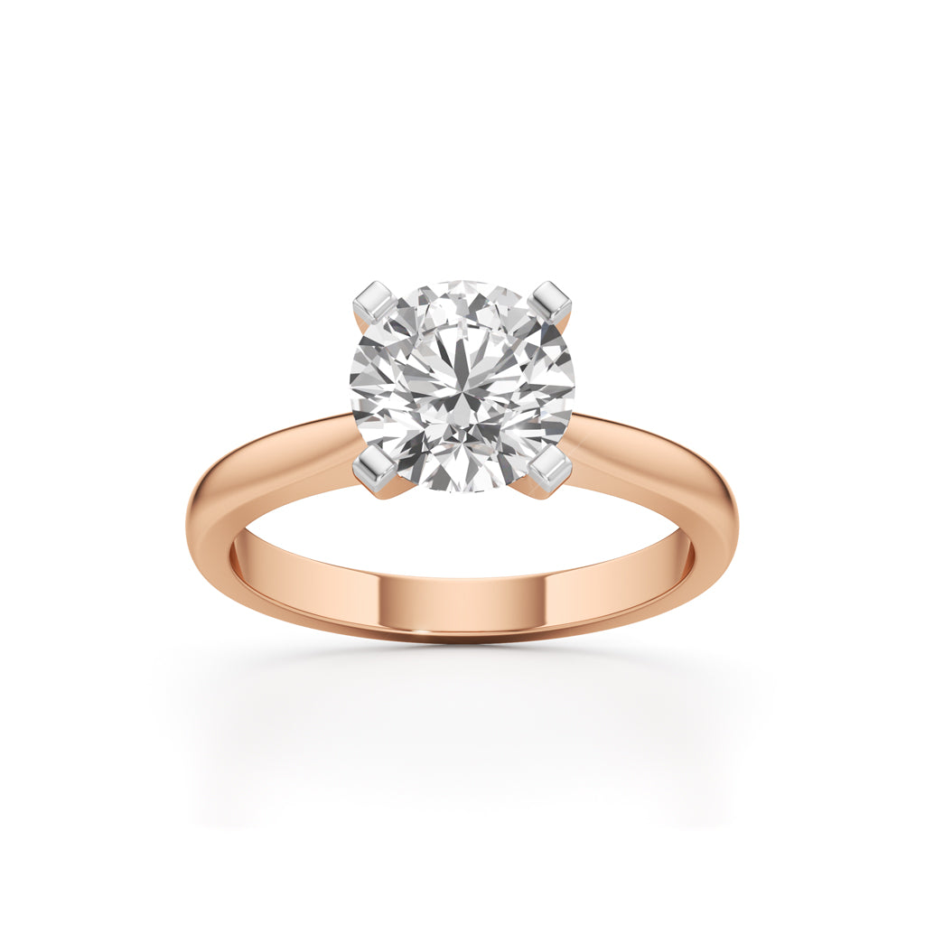 Solurelle 2Ct Round Cut Solitaire Ring