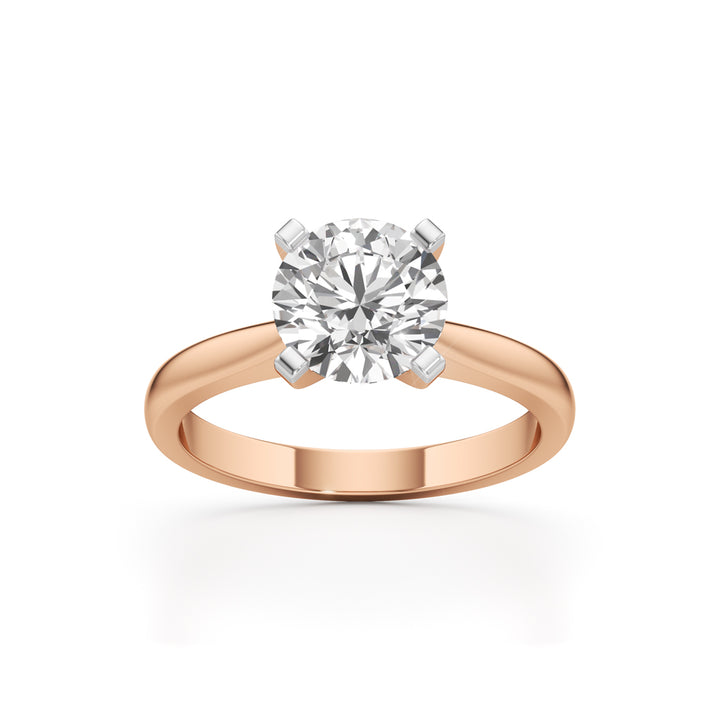Solurelle 2Ct Round Cut Solitaire Ring